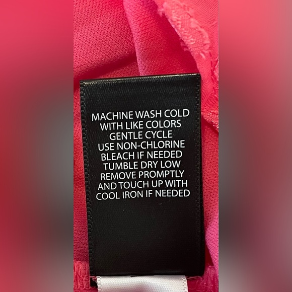 Torrid Chiffon Pink Clip Heart Button Front Midi Party Dress- 1X - Picture 4 of 7